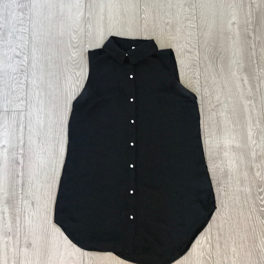 Black button up